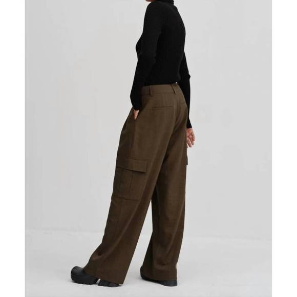 NEW BIRGITTE HERSKIND louis cargo pant in black - Picture 3 of 6